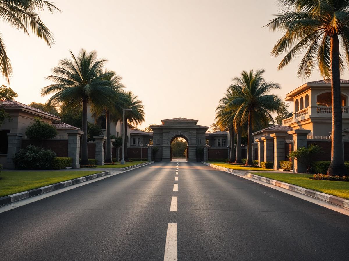 100 Feet Entrance Road